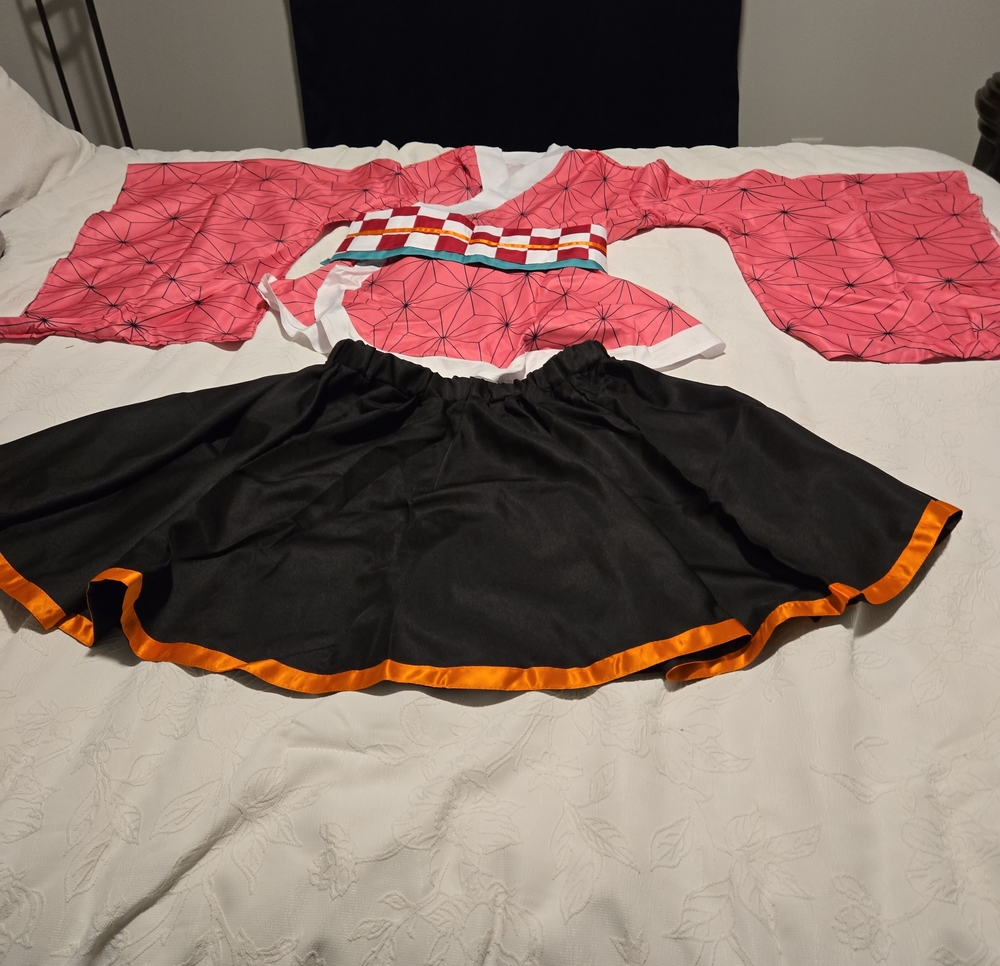 Adult Nezuko Inspired Anime Cosplay Costume Size L New w/ Packaging